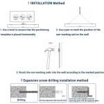 Rak majalah yang dipasang di dinding, bahan akrilik, 40cm, hemat-ruang; rak brosur, isi 3; unit penyimpanan dokumen.